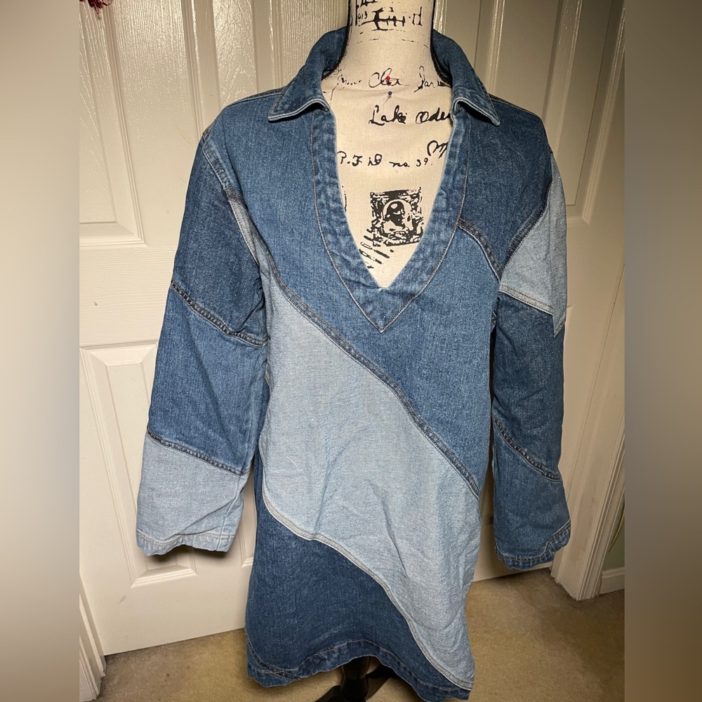 Nasty Gal Multi-Denim top size US 10 worn once